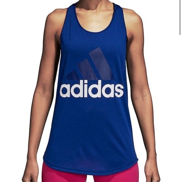 Adidas | Blue Racerback Tank top - Picture 1 of 5